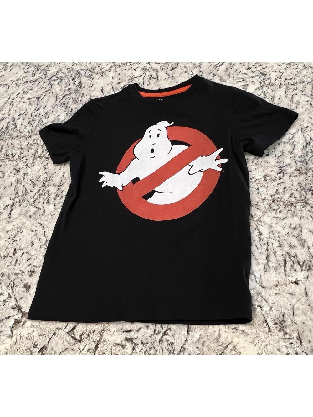 Kids Ghostbusters "I ain't afraid of no ghosts" T-Shirt Size Medium (8)